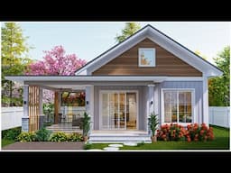 Beautiful Small House Design | Simple and cozy house (interesting interior)