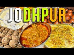 MAGICAL Foods of JODHPUR | Gulab Jamun SABZI, Special MALAI Roti, Kaju Ker | VIJAY RESTAURANT