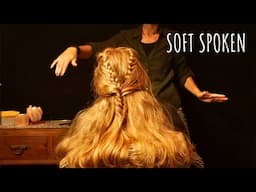 Hypnotizing hair braiding and brushing with Tania - soft spoken ASMR