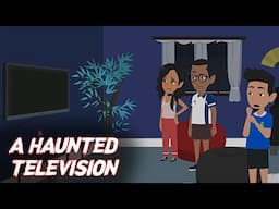 A Haunted TV | Animated Horror Story In Hindi