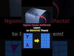 How to Solve Ngons the Right Way! #3dmodeling #blender #3dart