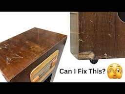 Deserving Audio Cabinet Restoration - With A Bluetooth Upgrade!