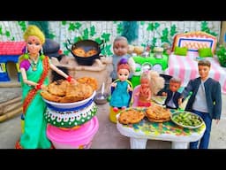 Barbie Routine in Indian Village|gudiya wala Epi-247|Barbie barbie|barbie ki kahani