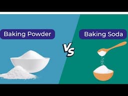 Difference between Baking Powder and Baking Soda #differencebetweeenbakingpowderbakingsoda
