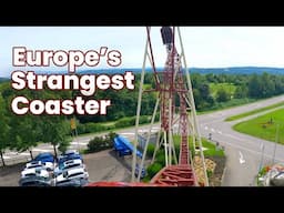 Cobra Front Row POV | Switzerland's Bizarre Looping Shuttle Coaster | Conny-Land