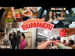 We Tried the WEIRDEST Fruit Milk Trend + Family Drama at the BBQ?! | Shopping & New Movie Review!