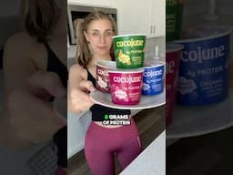 Cocojune Greek-Style Protein Yogurt Review (Vegan + 8g Protein!) ✨ #vegan #foodshorts #yogurt