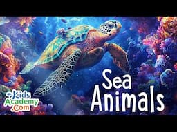 Sea Animals | Nature for Kids. Kids Academy - English Educational Video