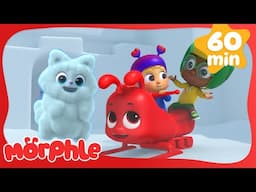 SNOW FORTRESS WITH A CLOUD CAT?! | Morphle Creative and Magical Animal Cartoons for Kids