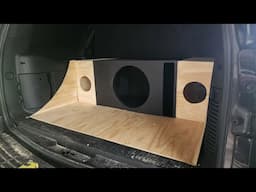 Chevy Tahoe Sunt wall going in! @teamsavagesounds @LivinLoudwithAndy @carmilcaraudio