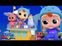 Yes Yes Baby Go To Sleep | Little Angel | 💤 Bedtime, Wind Down, and Sleep with Moonbug Kids