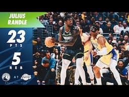 Julius Randle Scores CLUTCH 23 Points in Series Win Against Lakers | 04.30.25