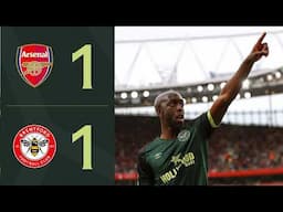 Wissa strikes at the Emirates 🧘 | Arsenal 1-1 Brentford | Premier League Highlights
