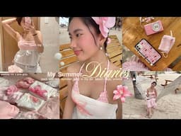 ✿ SUMMER DIARIES 🎀👙⛅️ | packing for our trip, summer days in my life, travel, pink aesthetic, prime