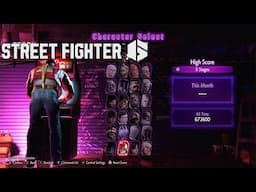 SF6: Character Select Animations | Season 2 Complete