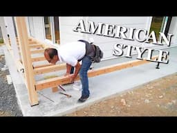 Surprise Visitor?! Working Hard on an American-Style Deck | New Build Season 5 Part 13