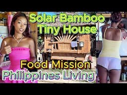 🇵🇭 Filipina Bamboo Solar Tiny House Setup & Food Mission! OFF GRID ISLAND FAMILY PHILIPPINES LIVING