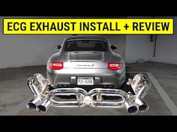 How to Install Valved Exhaust on Porsche 997 - ECG Performance Review & DIY Tutorial