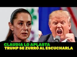 CLAUDIA ACABA DE SALIR EN DOMINGO LE GRITONEA A DONALD TRUMP