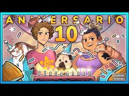 ¡ALFRELY CUMPLE 10 AÑOS EN YOUTUBE! Festejando con FanDom, Nathaniel FD y Cuervo Ambar
