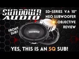 Sundown SD-4 10in subwoofer review - yes, this is an SQ sub!
