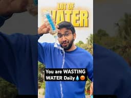 Stop Wasting Water😡 ChatGPT ivlo Water💧 Waste panutha😱