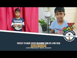 FASTEST TO SOLVE 3X3X3 MEGAMINX CUBE BY A PRE -TEEN