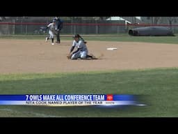 7 Owls, 6 Raiders make CCC all conference softball teams