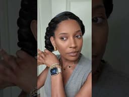 this never gets old. 🤍 #naturalhair #silkpress #heatlesscurls