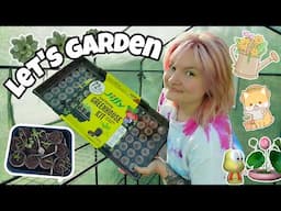 building my first green house & garden🌱🌻🌼💐 | vlog |
