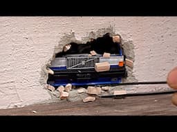 Breaking Through, A Miniature Crash Scene