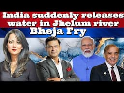 #India suddenly releases water in Jhelum river #Pakistan #PMModi #MajorGauravArya