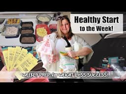 Healthy Start to the Week VLOG! Weekly Prep for WEIGHT LOSS SUCCESS! Grocery Shop AND Meal Prep!