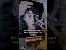“There is nothing to writing…”