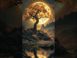 Golden Moonrise | Peaceful Sunday Evening Vibes 🌕✨🍂