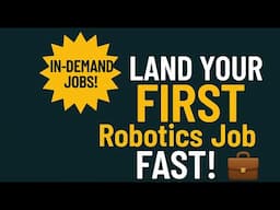 Start your career in Robotics - Isaac Griffith (Recruitment Consultant)