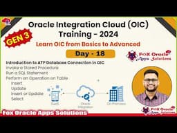 Day 18 OIC Traning: Introductions to ATP Databasee connection in OIC, Insert   Update