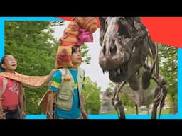 💀 Dex vs the Skeleton T-Rex! 🦖 RUN! | Dinosaurs for Kids @DinoKids