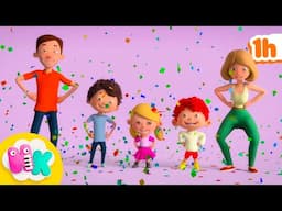 Here We Go Looby Loo 🕺 Dance Song for Kids | HeyKids Nursery Rhymes
