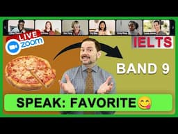 IELTS Live Class - Speaking about Favorite Food
