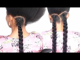 Simple and Classy Loose Braid Hairstyle Using Braid Extension /  stylish braid ideas for girls!