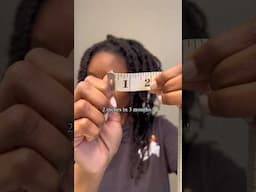 3 Month Mini Twist Update: CRAZY Growth Check ! 🚨  #longhairgrowthtips #naturalhair #hairgrowth