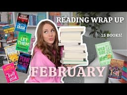 The 15 books I read in February! 💗📖💐 1 star, 5 star, & everything in between