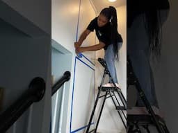 DIY HALLWAY WAINSCOTTING - #diy #diyprojects #diyhomeimprovement #homeimprovement #homeupdates