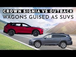 Toyota Crown Signia Takes On The Subaru Outback In Epic Wagon Battle!