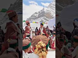 Amazing Cultural Dance on the Snow #spiti #spitivalley