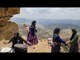 ⚠️ The most breathtaking scenes: Kulthum climbing deadly cliffs in search of sheep! 🧭🐐