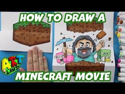 How to Draw a Minecraft Movie Surprise Fold