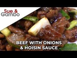 Beef with Onions and Hoisin Sauce