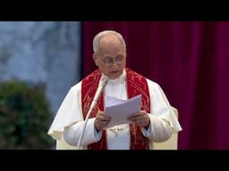 Homilia Vigília de Pentecostes com Papa Leão XIV